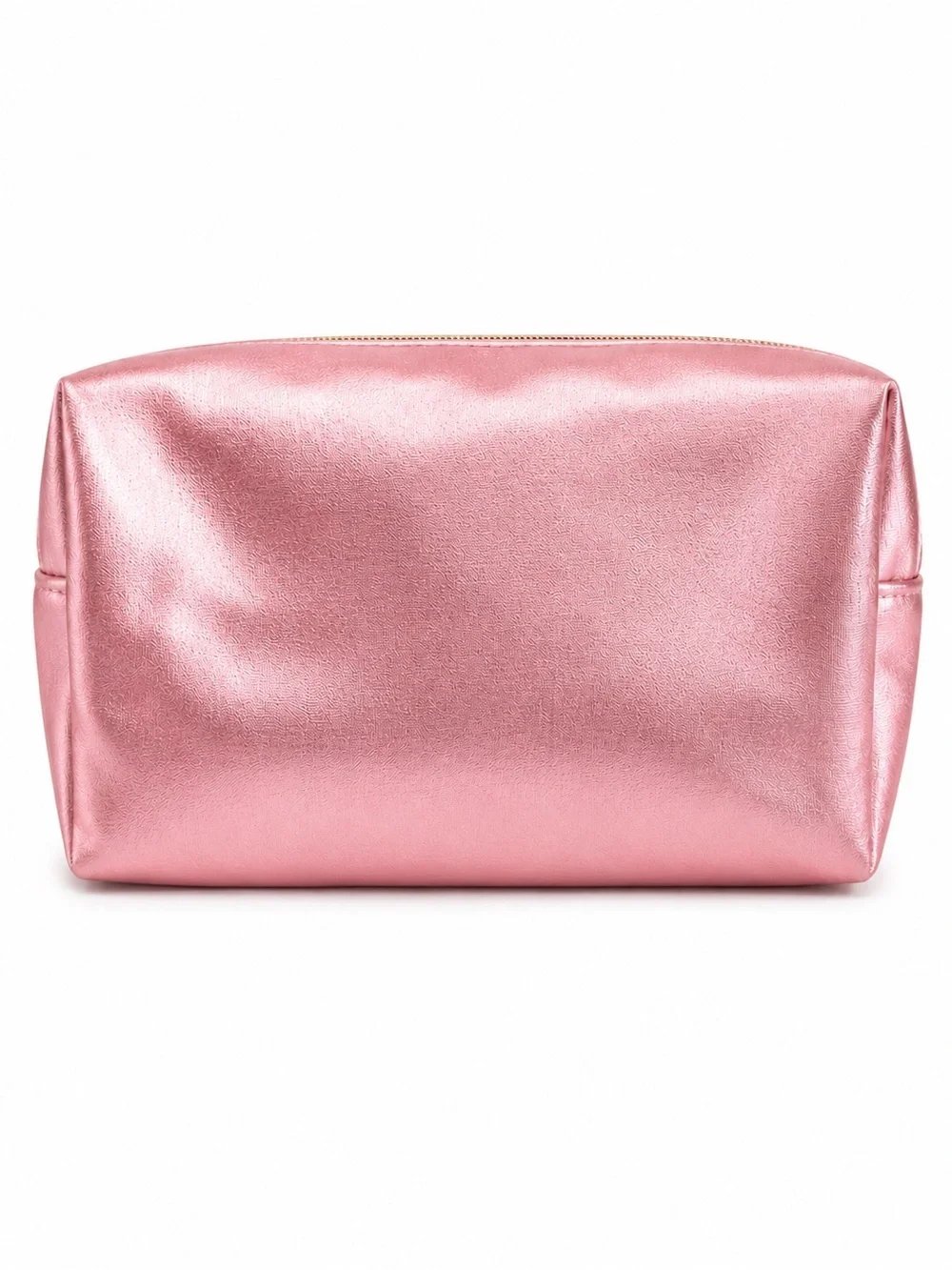 Lancôme Pink Metallic Cosmetic Pouch
